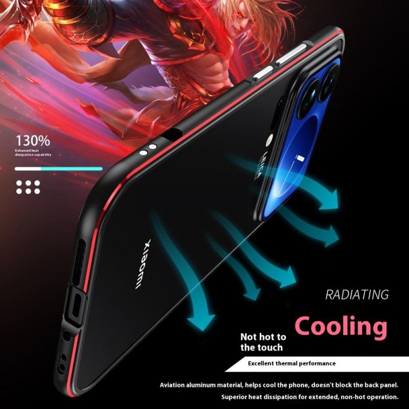 Bumper Xiaomi 17 Pro Max Protection Objectif et Cadre Métallique