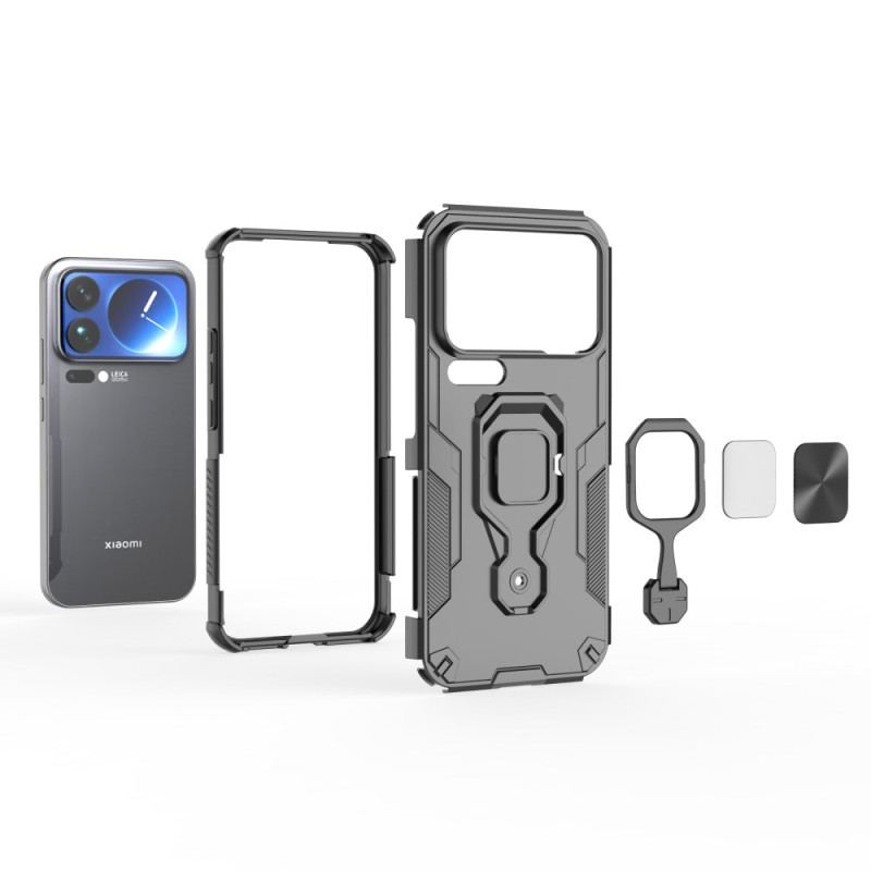 Coque Xiaomi 17 Pro Max Anneau-Support Rotatif