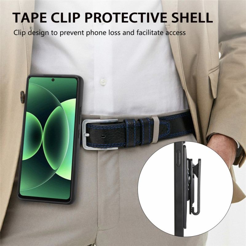 Coque Xiaomi 17 Pro Max Clip Ceinture et Support Intégré