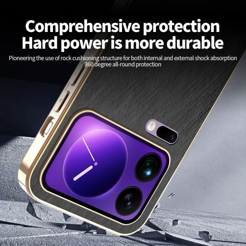 Coque Xiaomi 17 Pro Max Effet Cuir AZNS