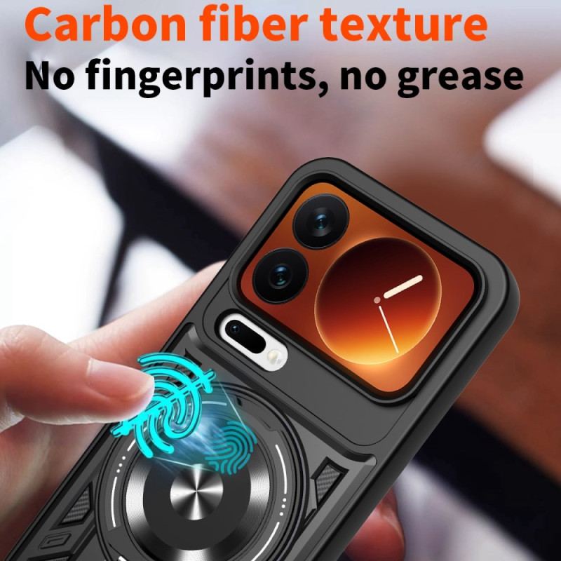 Coque Xiaomi 17 Pro Max Magnétique avec Support Rotatif