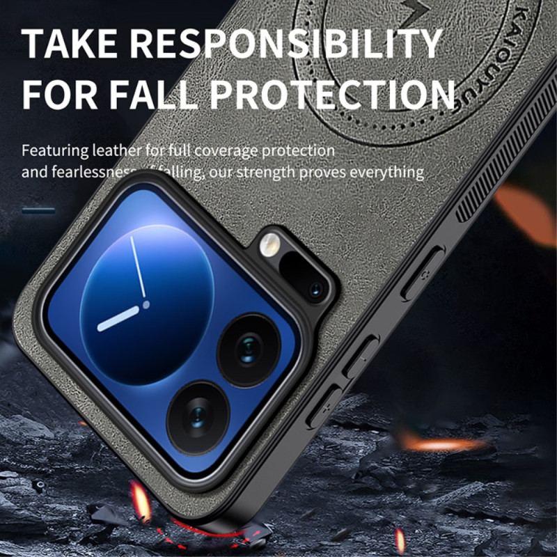 Coque Xiaomi 17 Pro Max MagSafe Effet Cuir