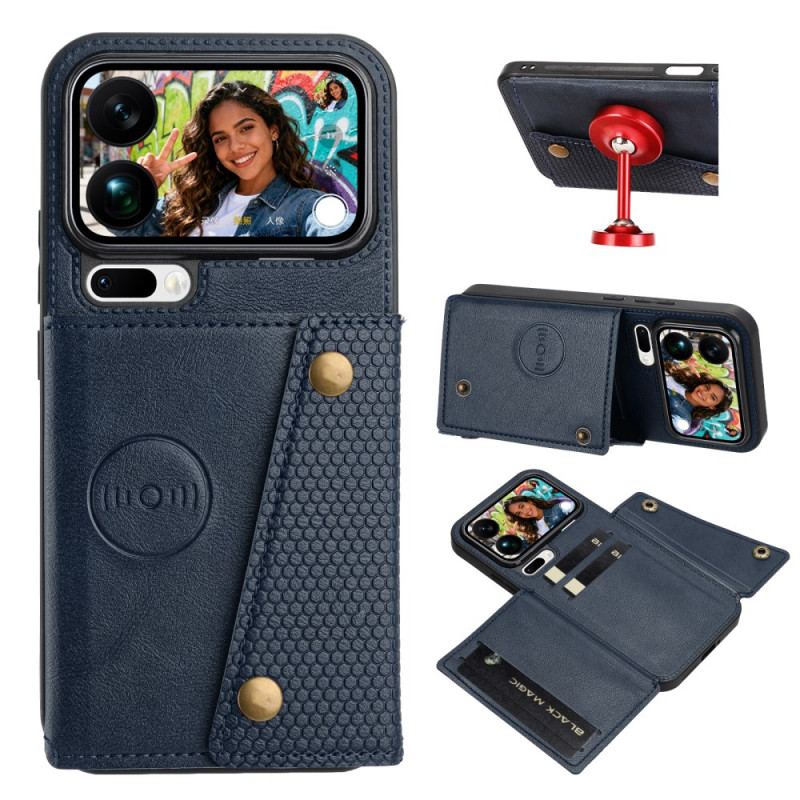 Coque Xiaomi 17 Pro Max Porte-Cartes Effet Cuir