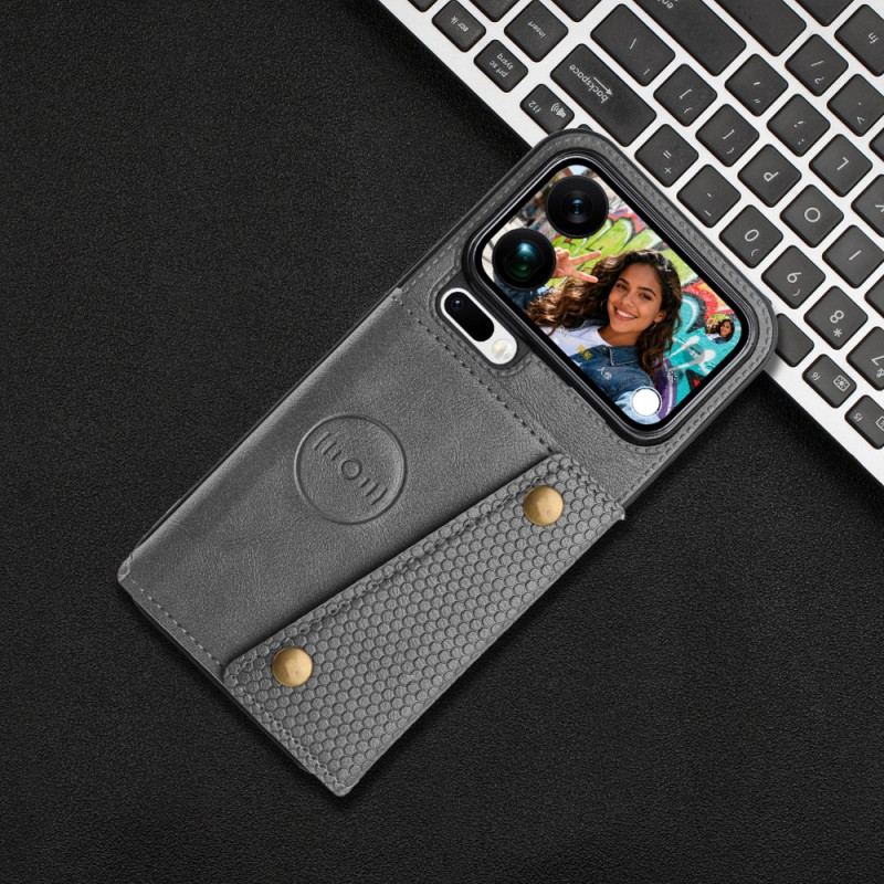 Coque Xiaomi 17 Pro Max Porte-Cartes Effet Cuir