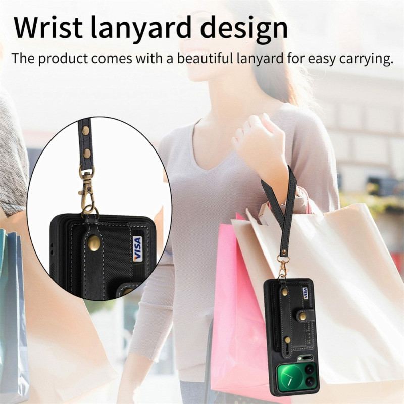 Coque Xiaomi 17 Pro Max Porte-Cartes et Béquille