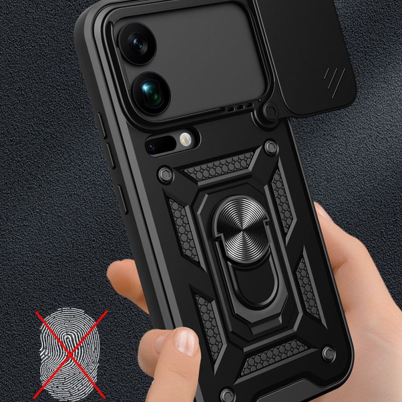Coque Xiaomi 17 Pro Max Protection Caméra Coulissante et Support