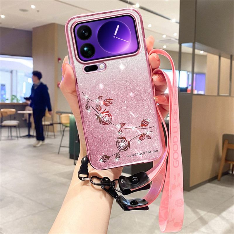 Coque Xiaomi 17 Pro Max Strass et Lanièrea KADEM