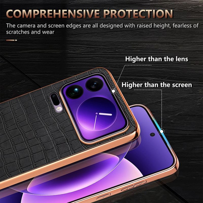Coque Xiaomi 17 Pro Max Texture Crocodile AZNS