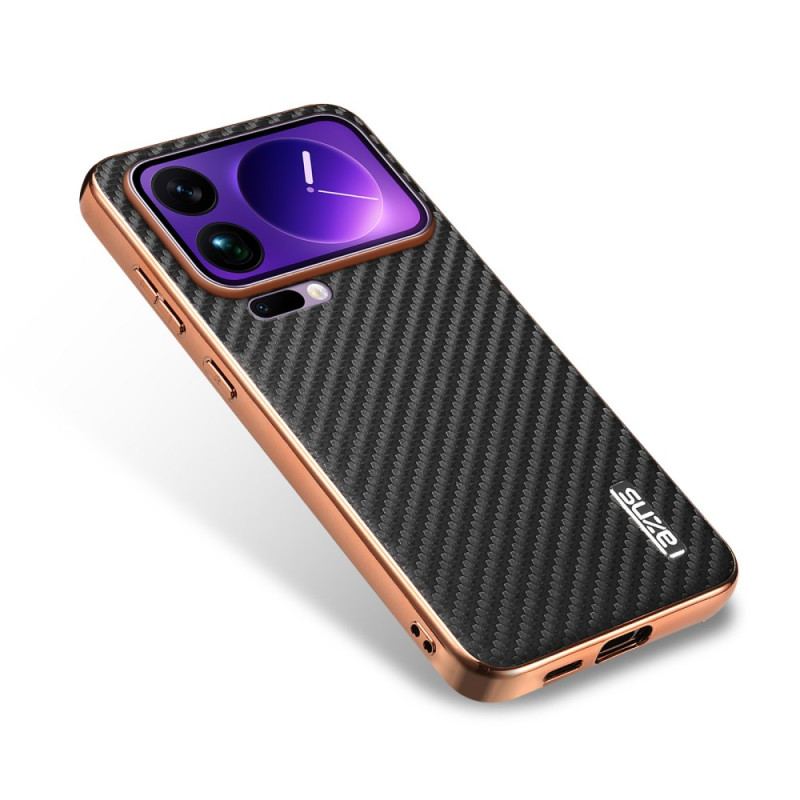 Coque Xiaomi 17 Pro Max Texture Fibre de Carbone AZNS