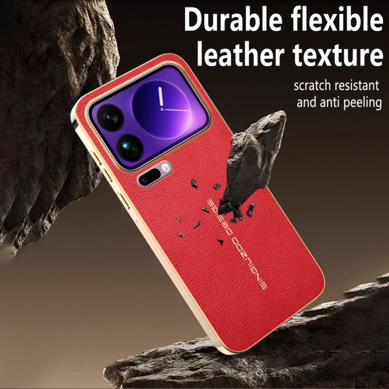 Coque Xiaomi 17 Pro Max Texture Litchi Anti-Rayures