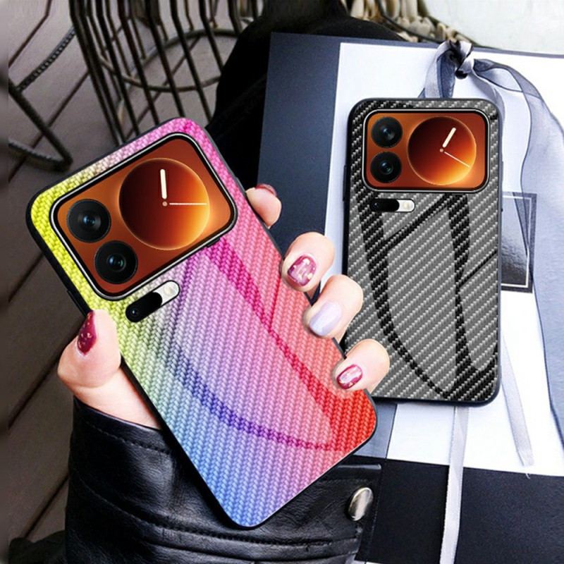Coque Xiaomi 17 Pro Max Verre Trempé Fibre Carbone
