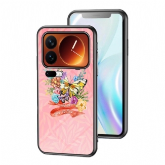 Coque Xiaomi 17 Pro Max Verre Trempé Motif Papillon