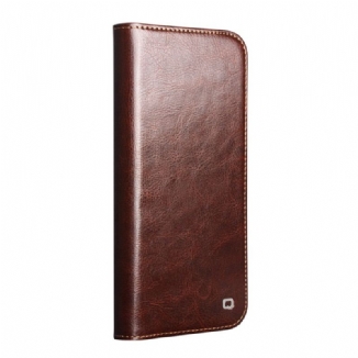 Flip Cover Xiaomi 17 Pro Max Cuir Véritable QIALINO