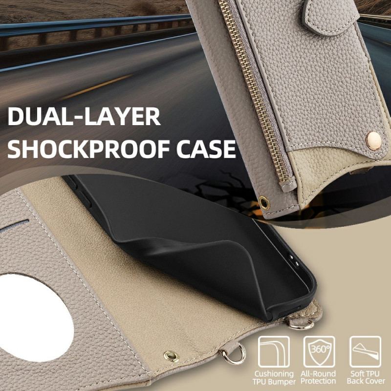 Housse Xiaomi 17 Pro Max Bandoulière Chaînette