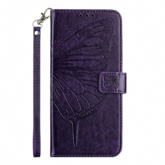 Housse Xiaomi 17 Pro Max Design Papillon à Lanière