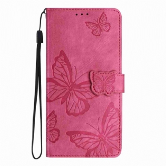 Housse Xiaomi 17 Pro Max Effet Daim Design Papillon
