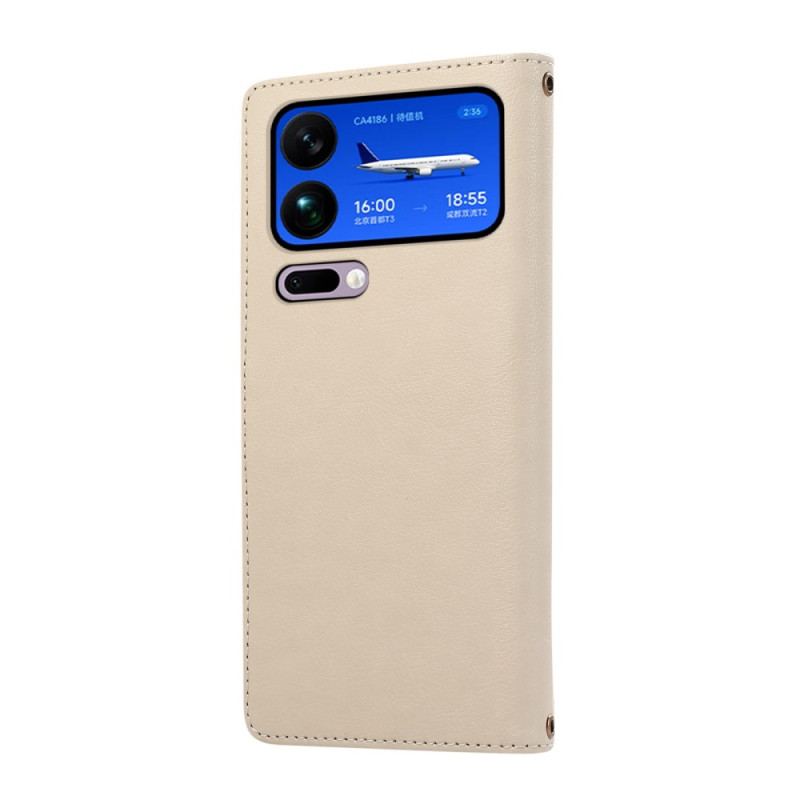 Housse Xiaomi 17 Pro Max Multiples Porte-Cartes et Dragonne