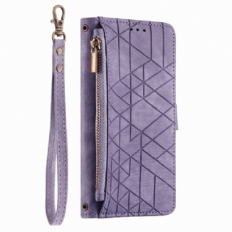 Housse Xiaomi 17 Pro Max Portefeuille Design Géométrie