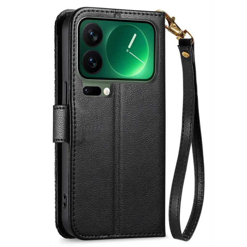 Housse Xiaomi 17 Pro Max Portefeuille Motif Floral