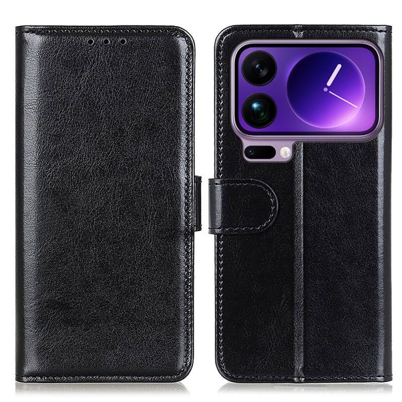 Housse Xiaomi 17 Pro Max Simili Cuir Verni