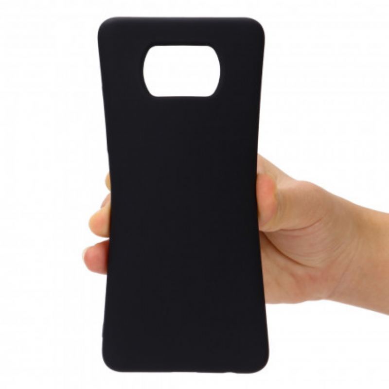 Coque Poco X3 / X3 Pro / X3 NFC Conception Silicone Liquide avec Lanière
