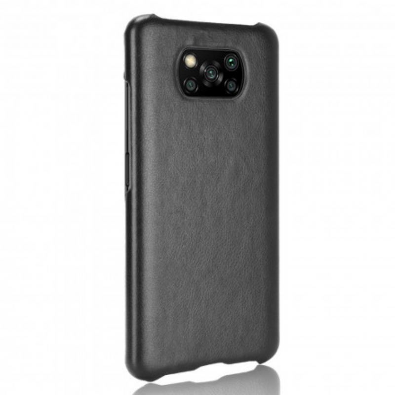 Coque Poco X3 / X3 Pro / X3 NFC Effet Cuir Litchi Performance