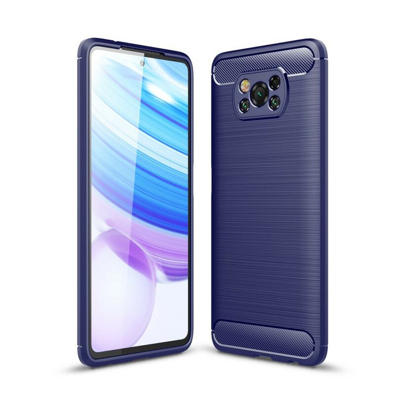 Coque Poco X3 / X3 Pro / X3 NFC Fibre Carbone Brossée