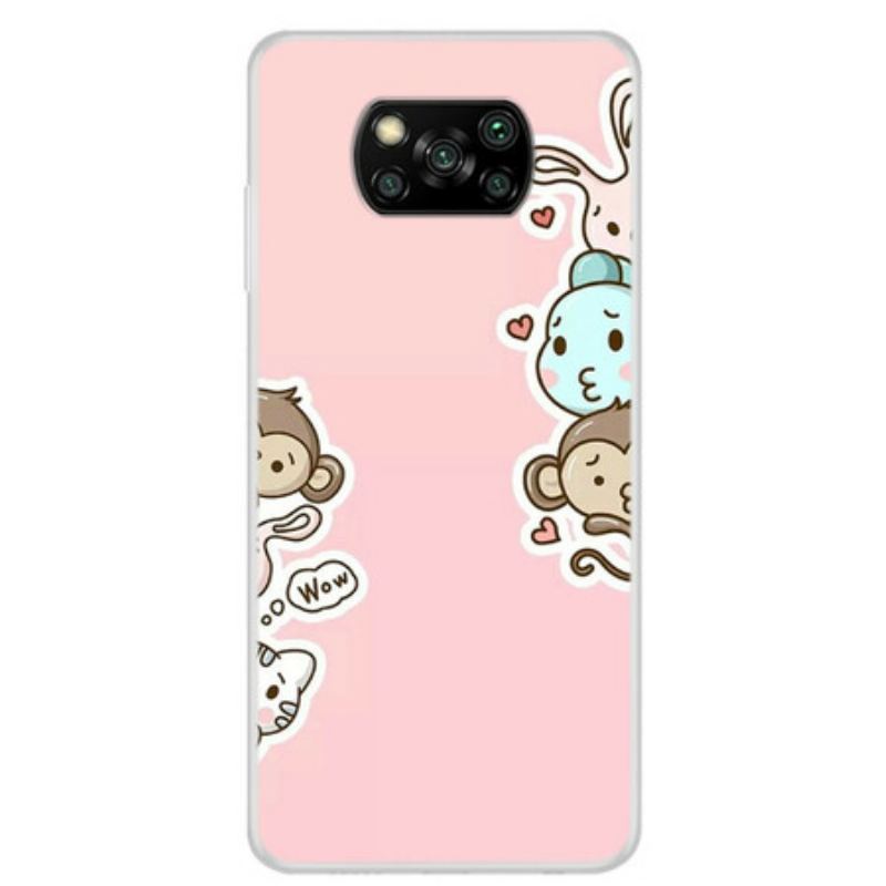 Coque Xiaomi Poco X3 / X3 Pro / X3 NFC Animaux Wow