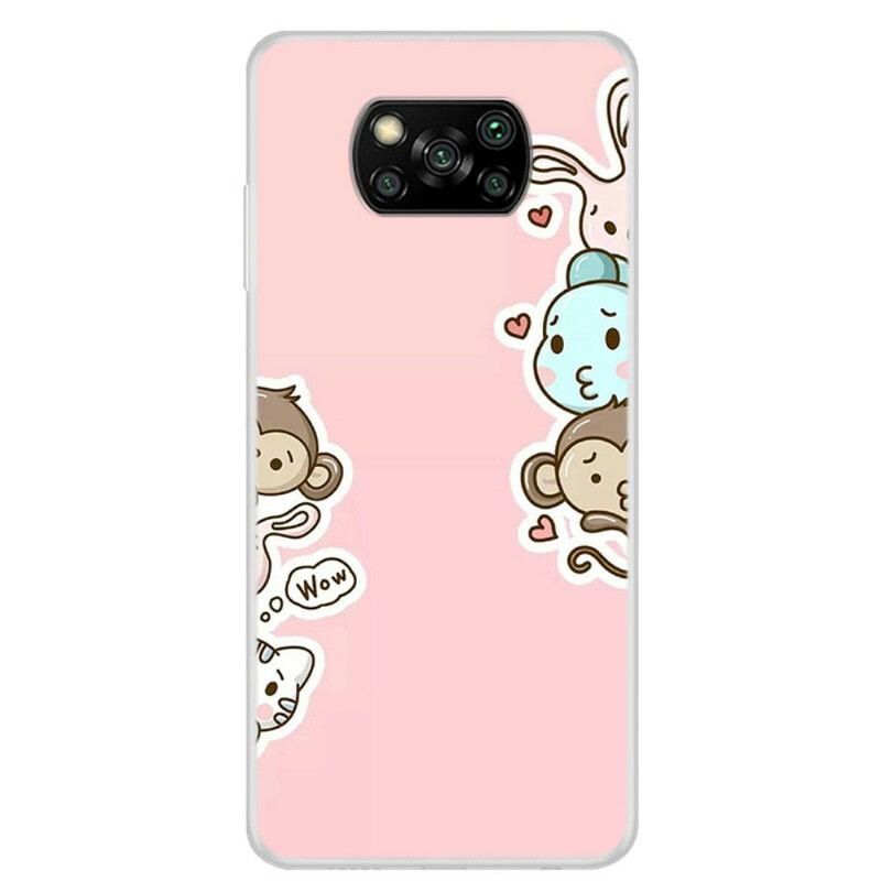Coque Xiaomi Poco X3 / X3 Pro / X3 NFC Animaux Wow