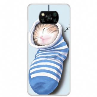 Coque Xiaomi Poco X3 / X3 Pro / X3 NFC Chaton Endormi