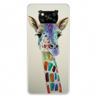 Coque Xiaomi Poco X3 / X3 Pro / X3 NFC Girafe Colorée