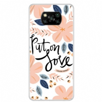 Coque Xiaomi Poco X3 / X3 Pro / X3 NFC Put On Love
