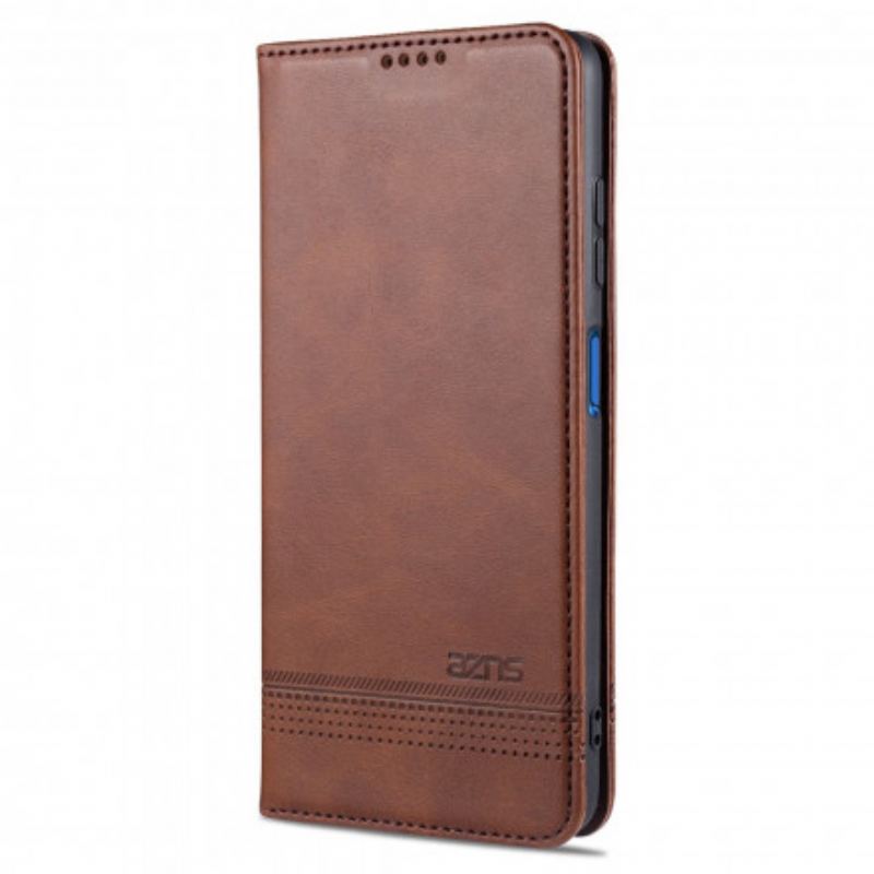 Flip Cover Poco X3 / X3 Pro / X3 NFC Style Cuir AZNS