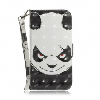 Housse Poco X3 / X3 Pro / X3 NFC Angry Panda à Lanière