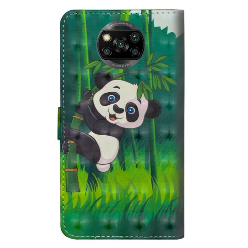 Housse Poco X3 / X3 Pro / X3 NFC Panda et Bambou