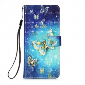 Housse Xiaomi Poco X3 / X3 Pro / X3 NFC Papillons Dorés