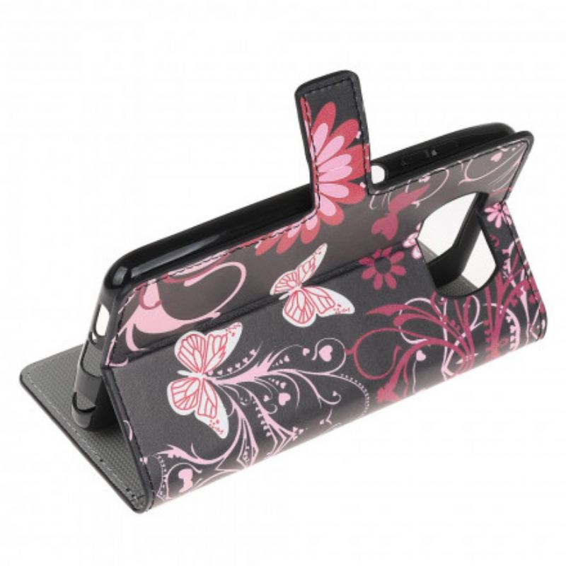 Housse Xiaomi Poco X3 / X3 Pro / X3 NFC Papillons et Fleurs