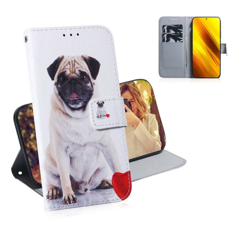 Housse Xiaomi Poco X3 / X3 Pro / X3 NFC Pug Dog
