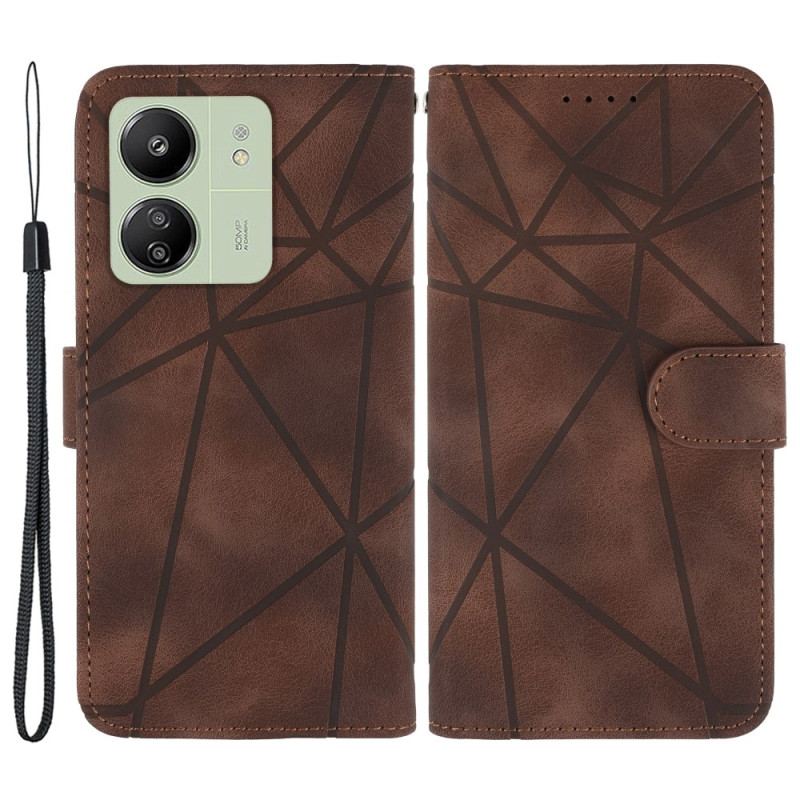 Housse Xiaomi Redmi 13C 4G/5G/Poco C65 Lignes