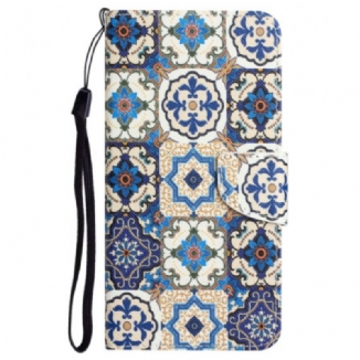 Housse Xiaomi Redmi 13C 4G/5G/Poco C65 Totem Rétro à Lanière