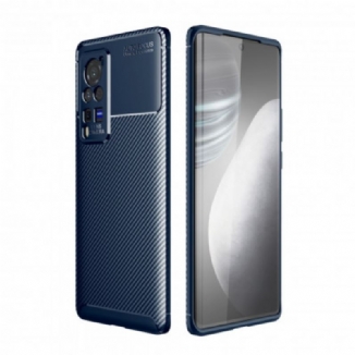 Coque Vivo X60 Pro Flexible Texture Fibre Carbone