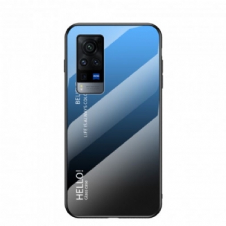 Coque Vivo X60 Pro Verre Trempé Hello