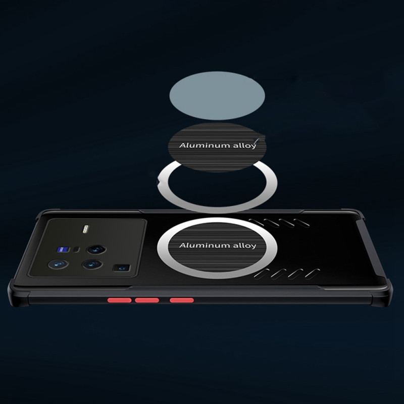 Coque Vivo X80 Pro Alliage Aluminium / Magnétique