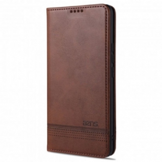Flip Cover Vivo X60 Pro Style Cuir AZNS