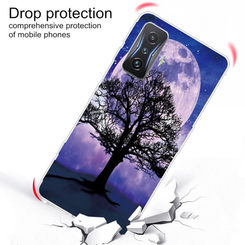 Coque Poco F4 GT Arbre et Lune