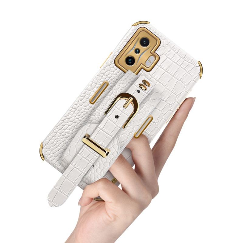 Coque Poco F4 GT Croco Bracelet