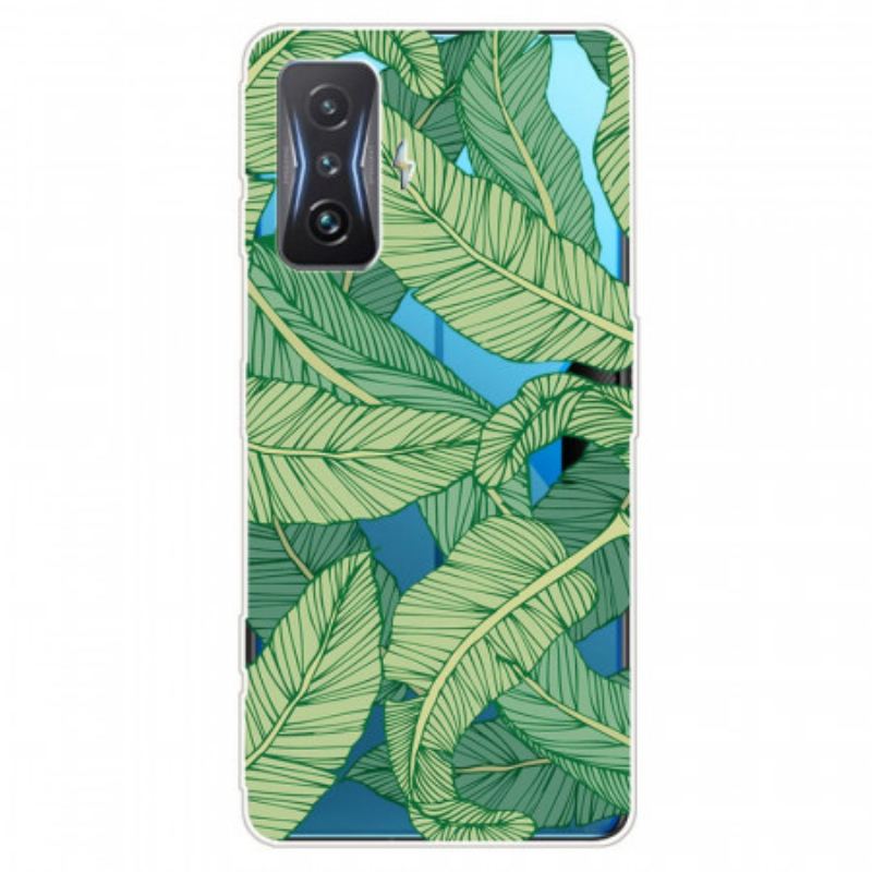 Coque Poco F4 GT Feuilles