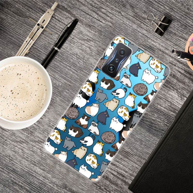 Coque Poco F4 GT Multiples Chats
