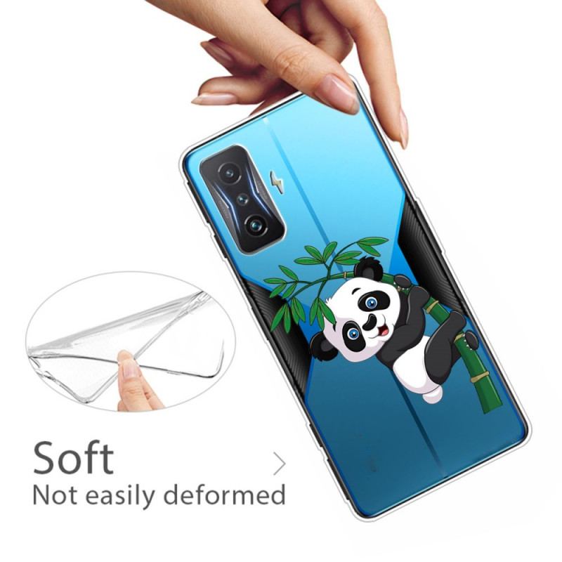 Coque Poco F4 GT Panda sur son Bambou
