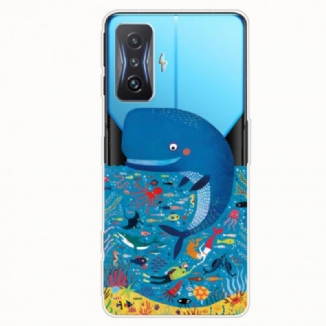 Coque Poco F4 GT Transparente Baleine